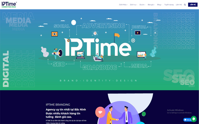 Công ty thiết kế website Bắc Ninh IP Time
